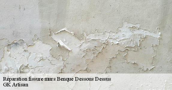 Réparation fissure murs benque-dessous-dessus-31110 GK Artisan