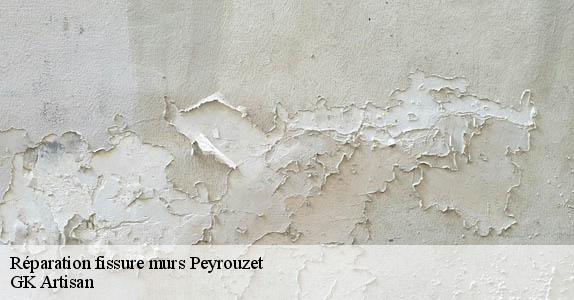 Réparation fissure murs  peyrouzet-31420 GK Artisan