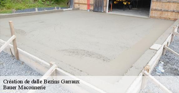 Création de dalle  bezins-garraux-31440 Bauer Maconnerie