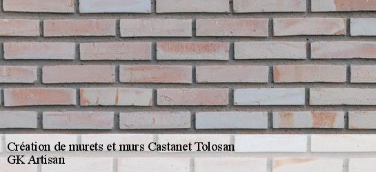 Création de murets et murs  31320
