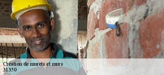 Création de murets et murs  31350