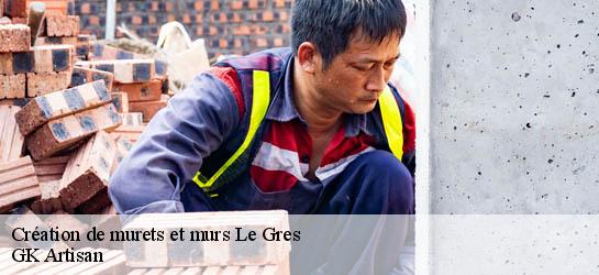 Création de murets et murs 31480