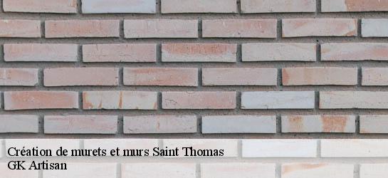 Création de murets et murs  31470