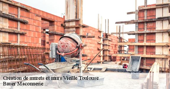 Création de murets et murs  vieille-toulouse-31320 Bauer Maconnerie