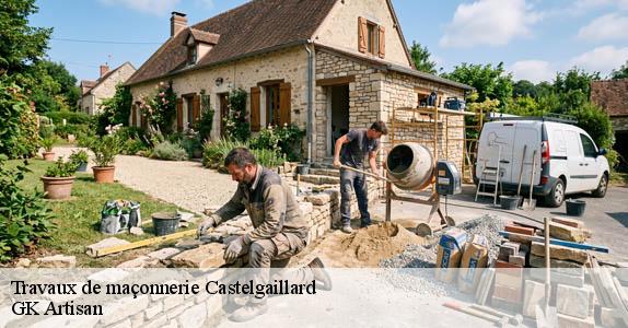 Travaux de maçonnerie castelgaillard-31230 GK Artisan