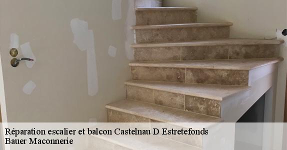 Réparation escalier et balcon  castelnau-d-estretefonds-31620 Bauer Maconnerie