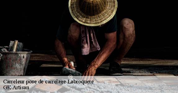 Carreleur pose de carrelage labroquere-31510 GK Artisan