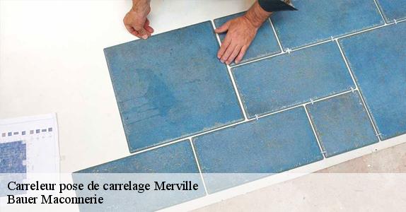 Carreleur pose de carrelage  merville-31330 Bauer Maconnerie