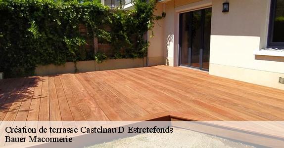 Création de terrasse  castelnau-d-estretefonds-31620 Bauer Maconnerie