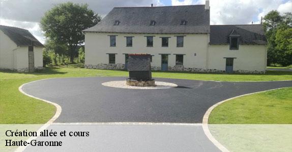 Création allée et cours Haute-Garonne