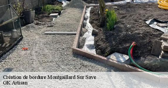 Création de bordure  montgaillard-sur-save-31350 GK Artisan