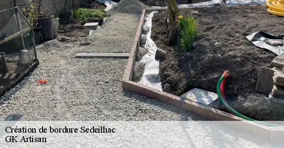 Création de bordure sedeilhac-31580 GK Artisan