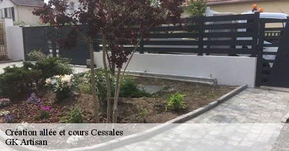 Création allée et cours  31290