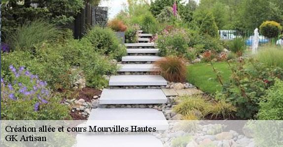 Création allée et cours mourvilles-hautes-31540 GK Artisan