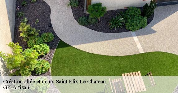 Création allée et cours  31430