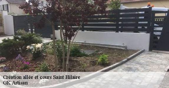 Création allée et cours 31410