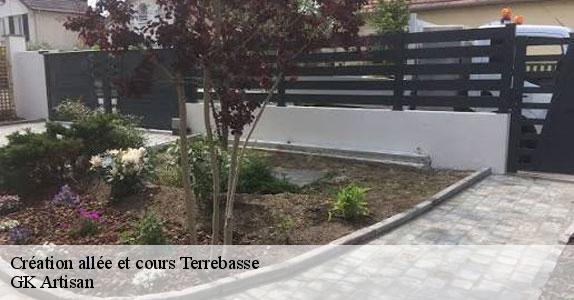 Création allée et cours 31420